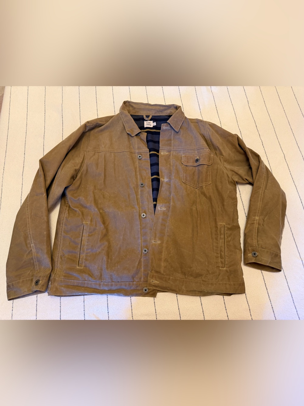 Flint and Tinder Waxed Trucker Jacket 3XL, Last of Us Jacket